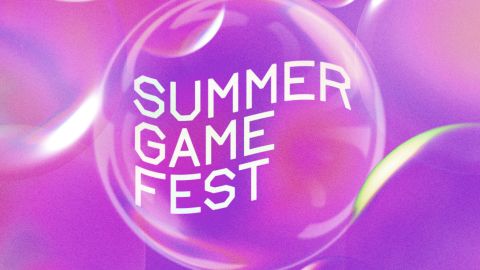 The key art for Summer Game Fest 2023, this time in pink.